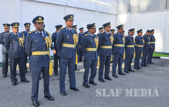 Annual
Commander's Inspection at SLAF Headquarters