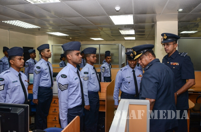 Annual
Commander's Inspection at SLAF Headquarters