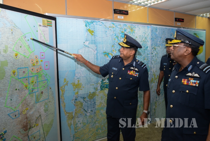 Annual
Commander's Inspection at SLAF Headquarters