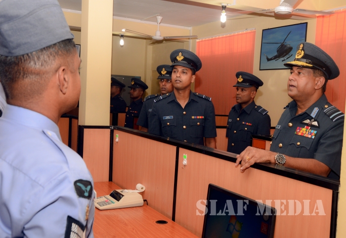 Annual
Commander's Inspection at SLAF Headquarters