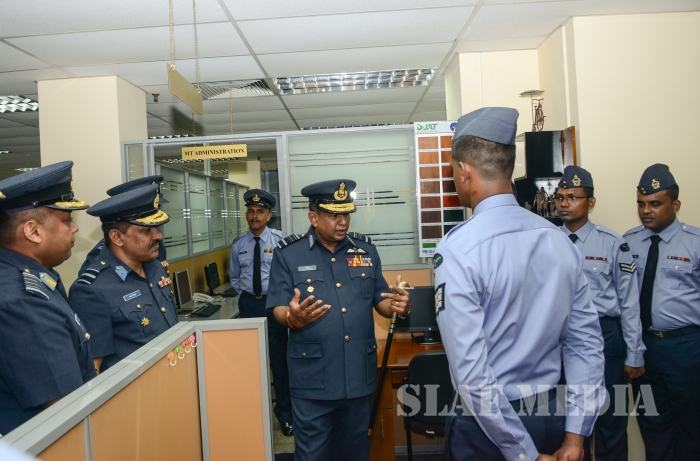 Annual
Commander's Inspection at SLAF Headquarters