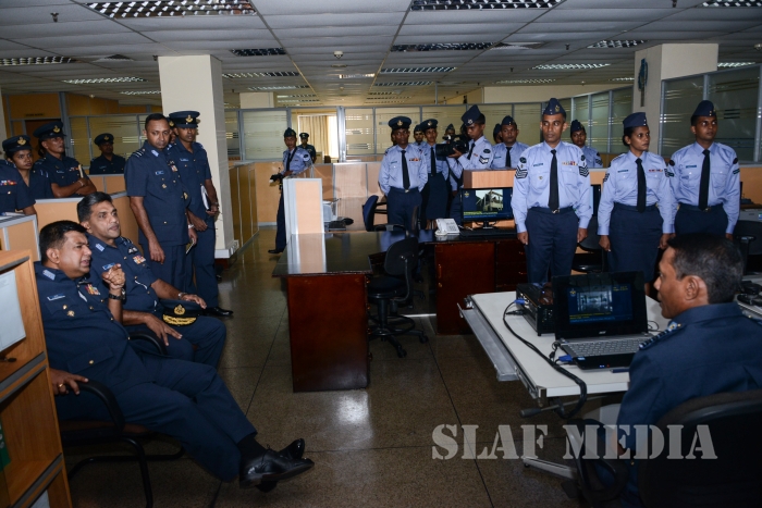 Annual
Commander's Inspection at SLAF Headquarters
