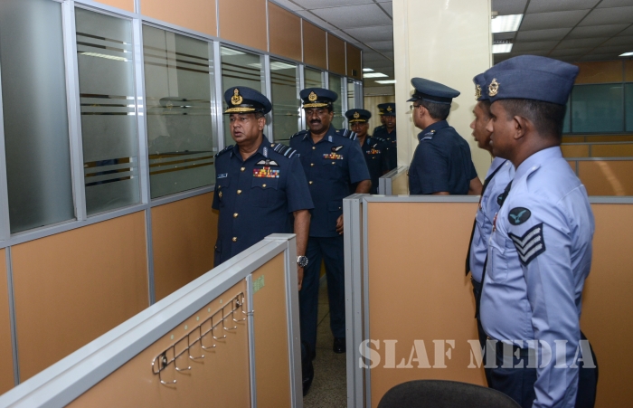 Annual
Commander's Inspection at SLAF Headquarters