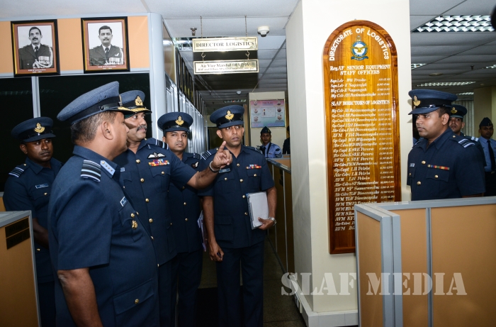 Annual
Commander's Inspection at SLAF Headquarters