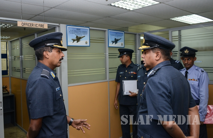 Annual
Commander's Inspection at SLAF Headquarters