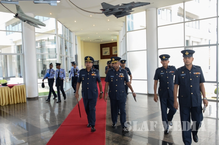 Annual
Commander's Inspection at SLAF Headquarters