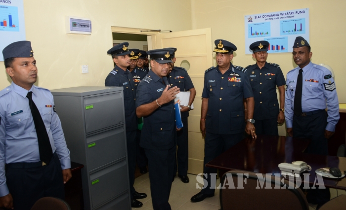 Annual
Commander's Inspection at SLAF Headquarters