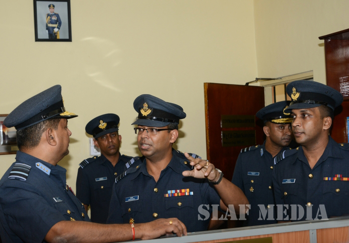 Annual
Commander's Inspection at SLAF Headquarters
