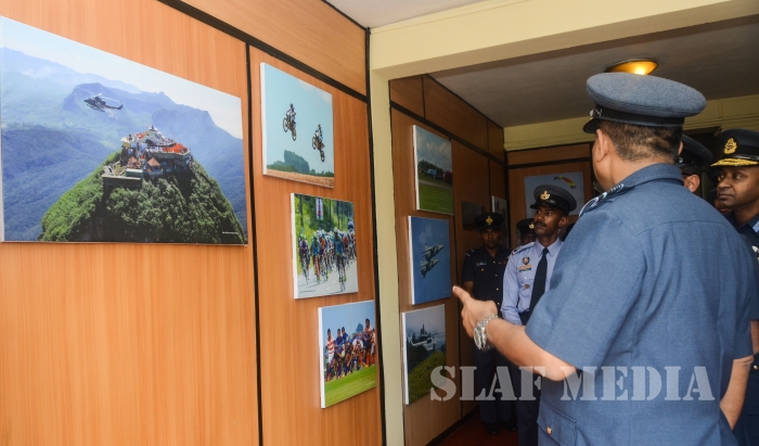 Annual
Commander's Inspection at SLAF Headquarters