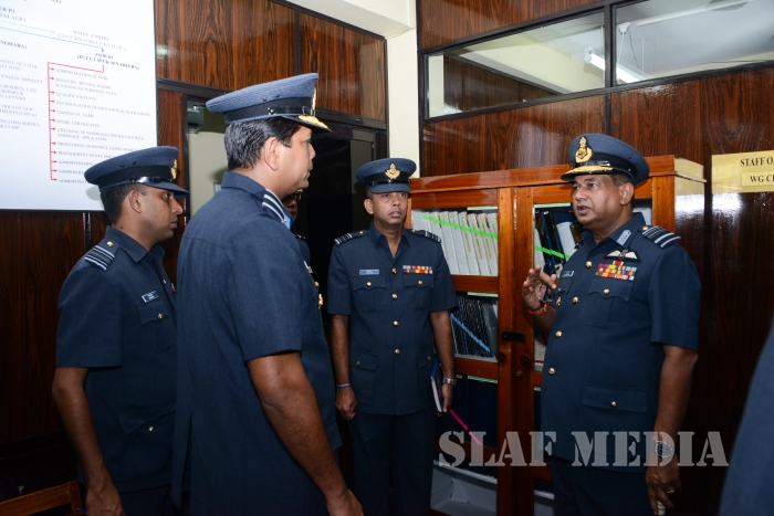 Annual
Commander's Inspection at SLAF Headquarters