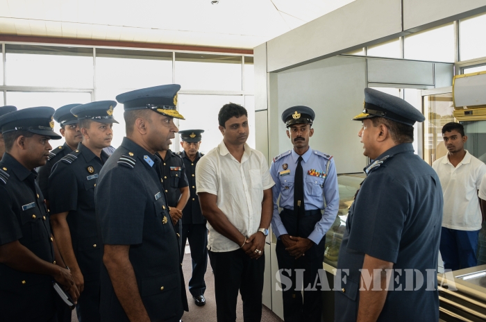 Annual
Commander's Inspection at SLAF Headquarters