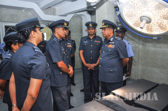 Annual
Commander's Inspection at SLAF Headquarters