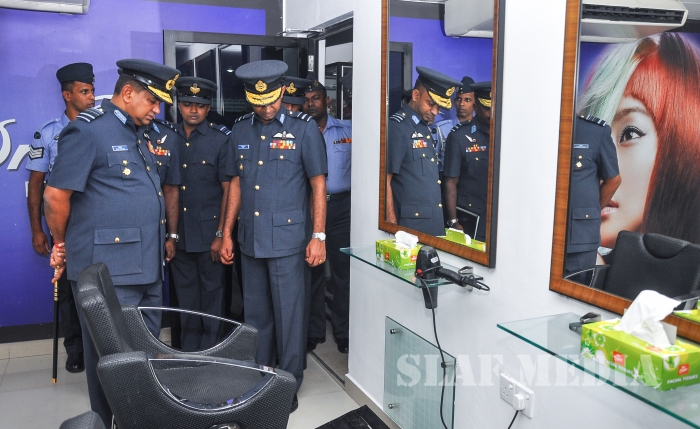 Annual
Commander's Inspection at SLAF Headquarters