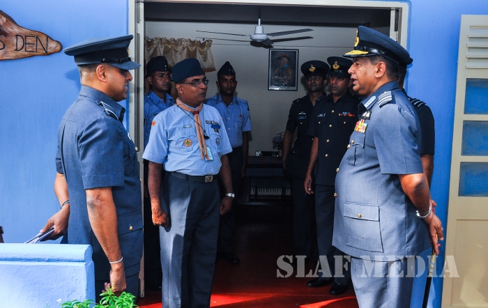 Annual
Commander's Inspection at SLAF Headquarters