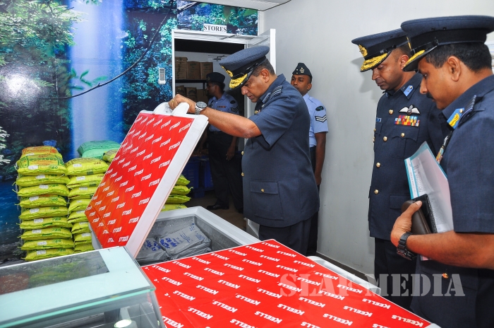 Annual
Commander's Inspection at SLAF Headquarters