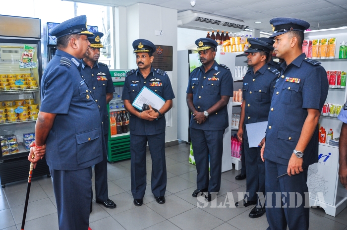 Annual
Commander's Inspection at SLAF Headquarters