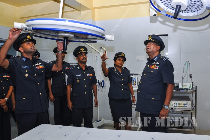 Annual
Commander's Inspection at SLAF Headquarters