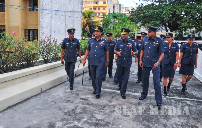 Annual
Commander's Inspection at SLAF Headquarters