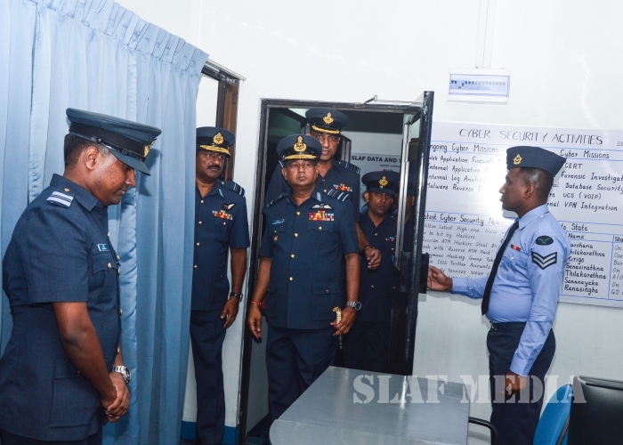 Annual
Commander's Inspection at SLAF Headquarters