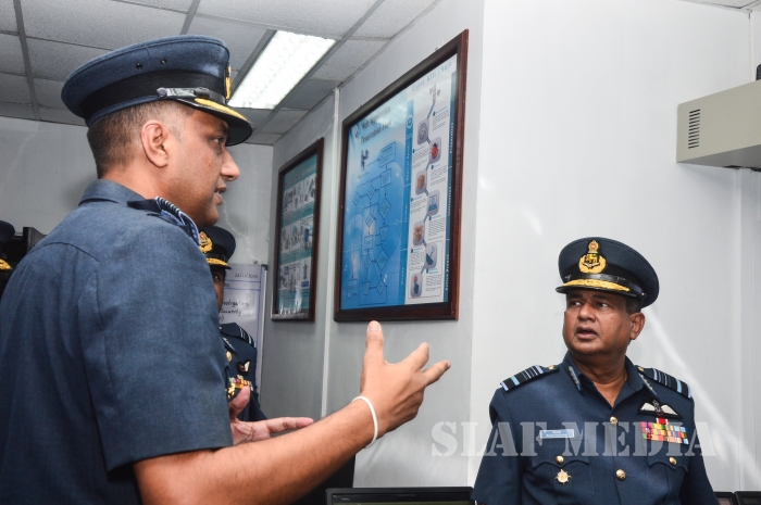 Annual
Commander's Inspection at SLAF Headquarters