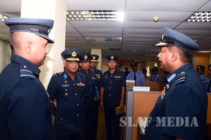 Annual
Commander's Inspection at SLAF Headquarters