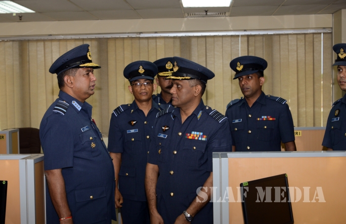 Annual
Commander's Inspection at SLAF Headquarters