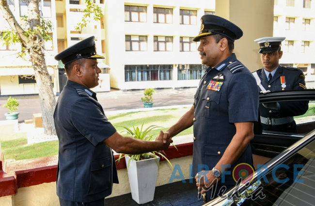 Commander's Inspection of SLAF Station Colombo