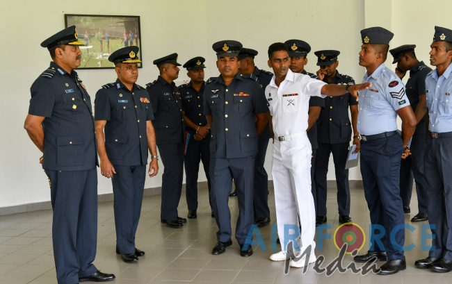Commander's Inspection of SLAF Station Colombo