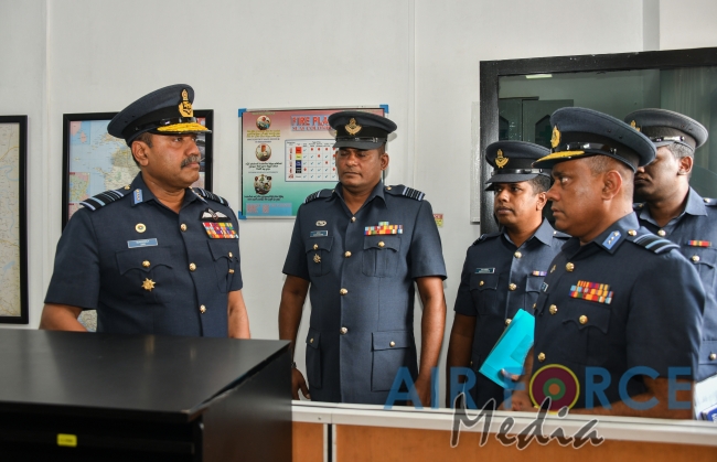 Commander's Inspection of SLAF Station Colombo