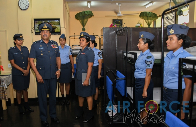 Commander's Inspection of SLAF Station Colombo