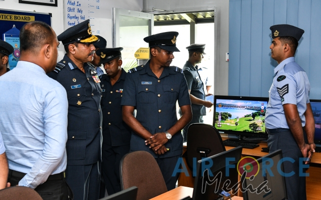 Commander's Inspection of SLAF Station Colombo