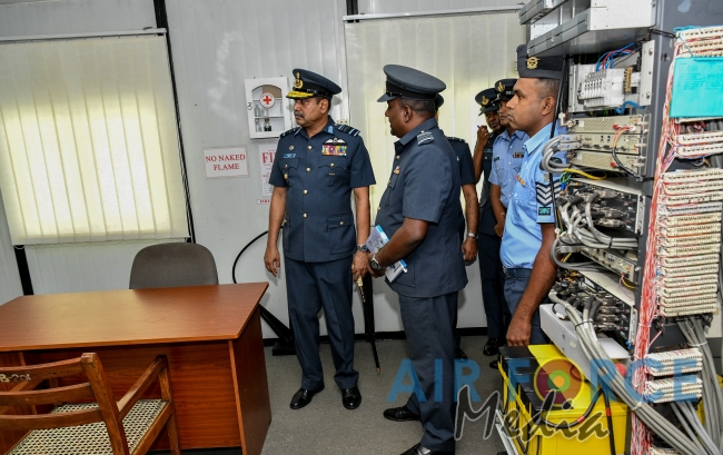 Commander's Inspection of SLAF Station Colombo