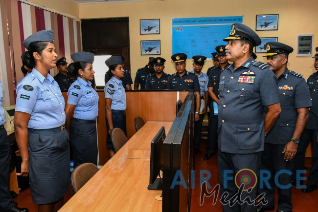 Commander's Inspection of SLAF Station Colombo