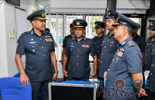 Commander's Inspection of SLAF Station Colombo