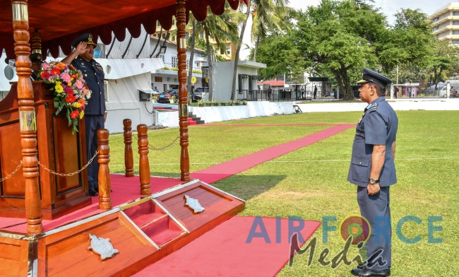 Commander's Inspection of SLAF Station Colombo