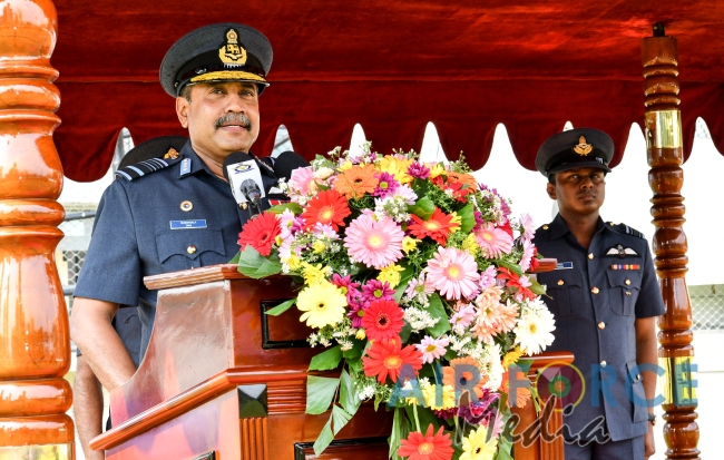 Commander's Inspection of SLAF Station Colombo
