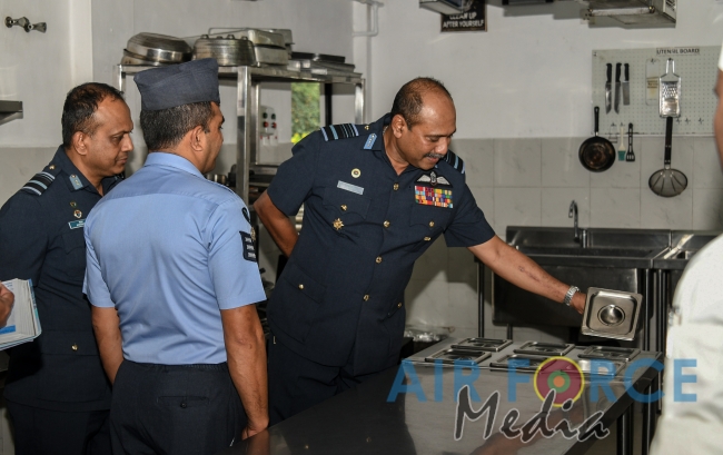 Commander's Inspection of SLAF Station Colombo