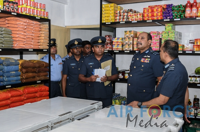 Commander's Inspection of SLAF Station Colombo