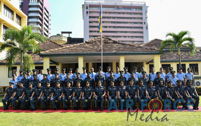 Commander's Inspection of SLAF Station Colombo
