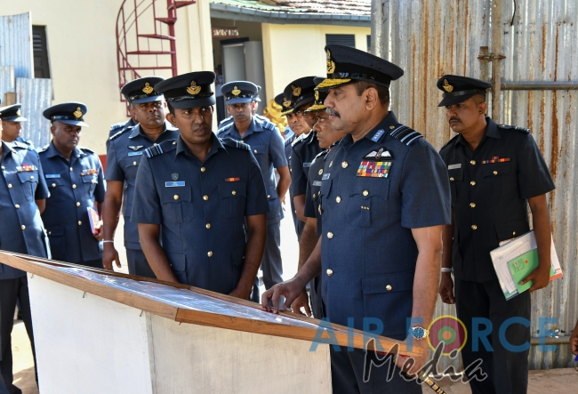 Commander's Inspection of SLAF Station Colombo
