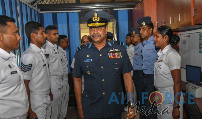 Commander's Inspection of SLAF Station Colombo