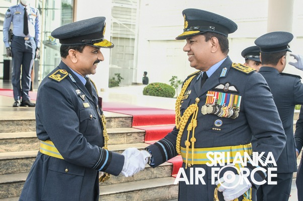 COMMANDERS INSPECTION OF AFHQ AND SLAF STATION COLOMBO