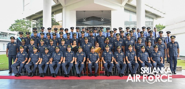 COMMANDERS INSPECTION OF AFHQ AND SLAF STATION COLOMBO