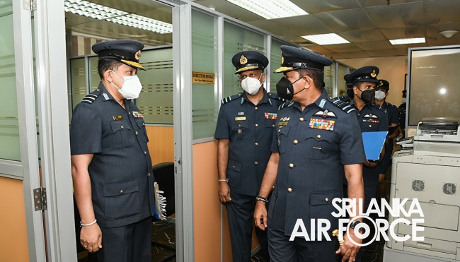 COMMANDERS INSPECTION OF AFHQ AND SLAF STATION COLOMBO