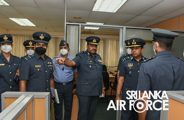 COMMANDERS INSPECTION OF AFHQ AND SLAF STATION COLOMBO