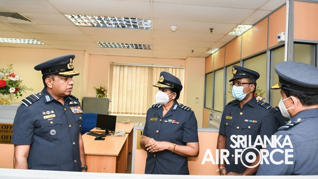 COMMANDERS INSPECTION OF AFHQ AND SLAF STATION COLOMBO