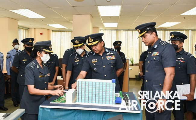 COMMANDERS INSPECTION OF AFHQ AND SLAF STATION COLOMBO