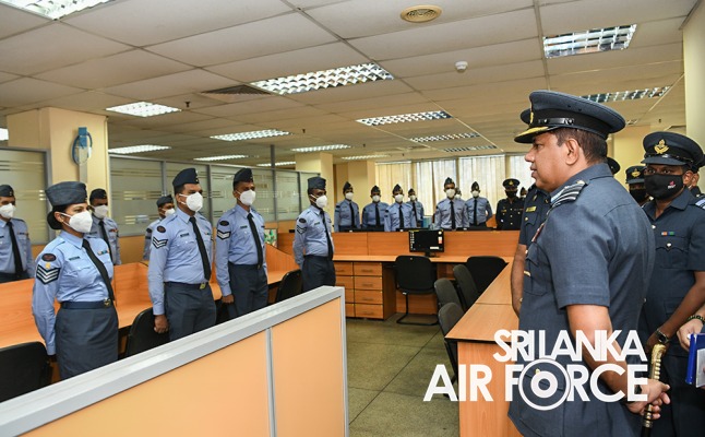 COMMANDERS INSPECTION OF AFHQ AND SLAF STATION COLOMBO
