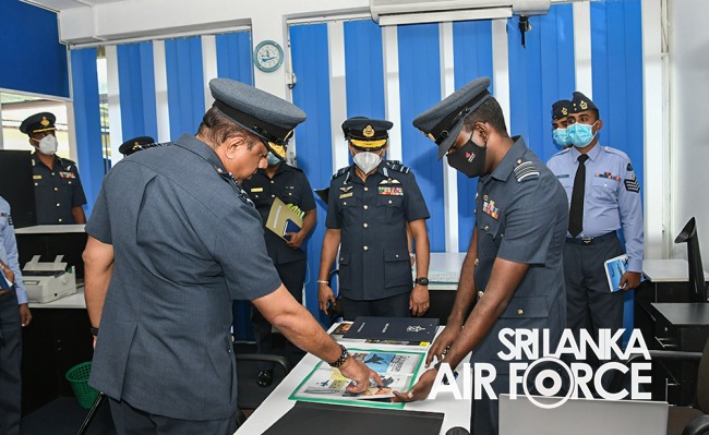 COMMANDERS INSPECTION OF AFHQ AND SLAF STATION COLOMBO