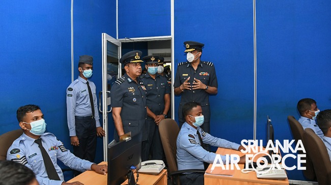 COMMANDERS INSPECTION OF AFHQ AND SLAF STATION COLOMBO